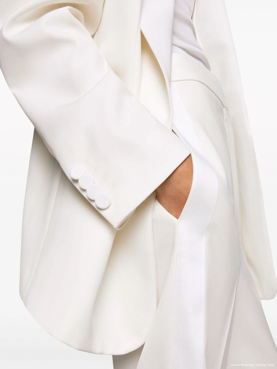 Cheap Stella Women McCartney blazer wool shawl-collar 0717